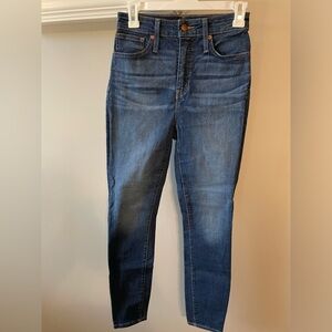 Madewell High Rise Curvy Skinny size 26
